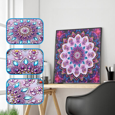 

Siaonvr Special Shaped Diamond Painting DIY 5D Partial Drill Cross Stitch Kits Crystal R