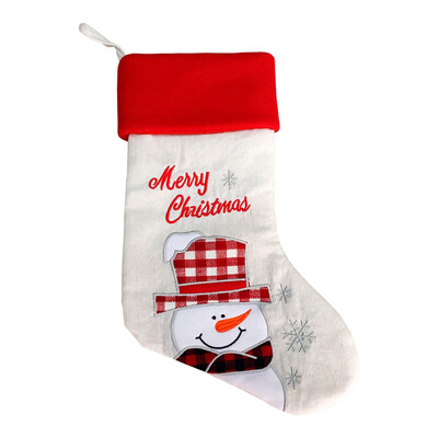 

Tailored Merry Christmas Plush Tree Hanging Gift Candy Large Socks Decoration