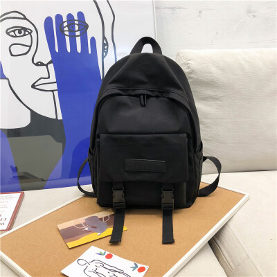 

Korean version of high school students tide brand Japanese department simple Joker Mori ancient feeling girl backpack ins bag fema