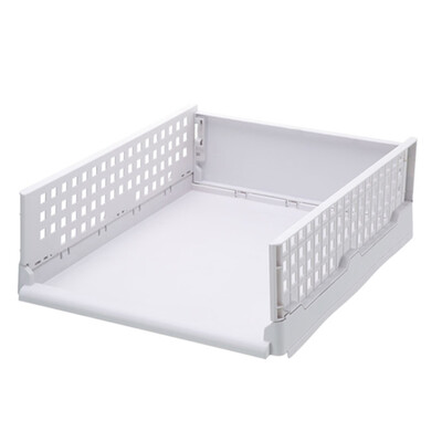 

Gobestart Folding Bin For Household Clothes Storage Box Divider Drawer Pull Frame