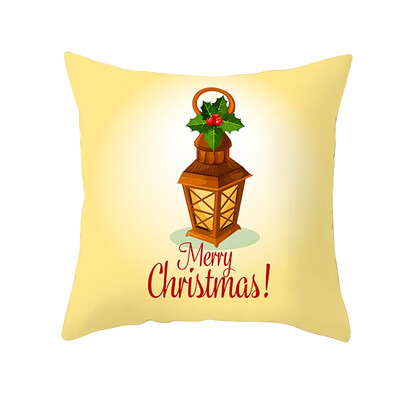 

〖Follure〗Christmas Pillow Case Glitter Polyester Sofa Throw Cushion Cover Home Decor