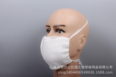 

Promotion Yikang brand cotton 18 layer gauze absorbent cotton sanitary mask medical gauze mask dust&anti-fog white