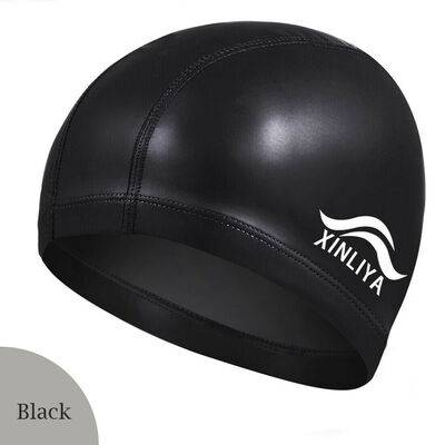 

Unisex Adult Fashion Swimming Cap Bathing Hat Elastic Polyester Women Men Cap