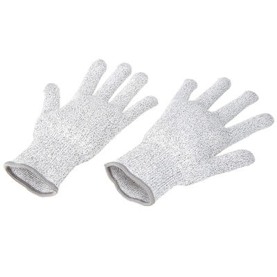 

2pcs Anti-cut Gloves Safety Level 5 Cut Proof Stab Resistant Wire Gloves