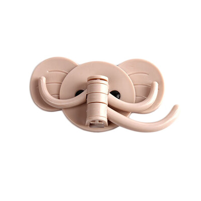 

Toponeto Elephant Stick On Wall Adhesive Hooks Self Bathroom Hanging Door Kitchen Hanger