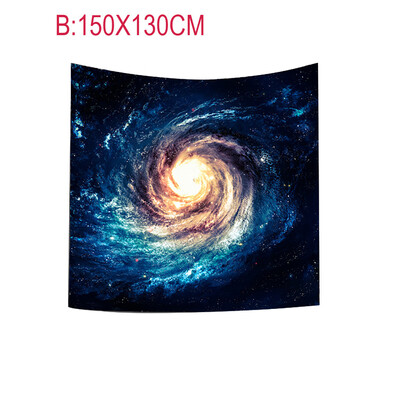 

Toponeto Solar System Planet Moon Fabric Wall Tapestry Home Decor