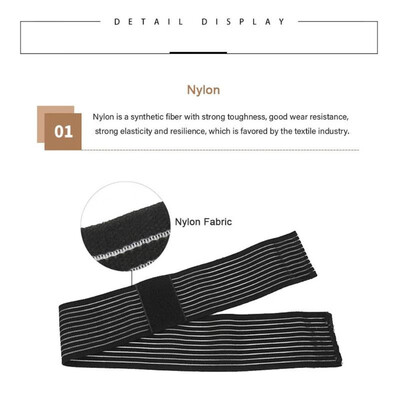 

Elastic Nylon Strap Ankle Support Brace Badminton Basketball Heel Protector