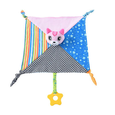 

29x29cm Baby Infant Velvet Appease Towel Soft Doll Teether Sleeping Toys
