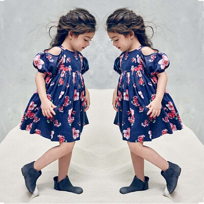 

Toddler Baby Girls Floral Dress Kids Party Beachwear Dresses Outfits Sundress