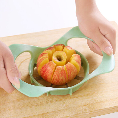 

Toponeto Kitchen Apple Slicer Cutter Pear Fruit Divider Tool Comfort Handle Peeler Blue