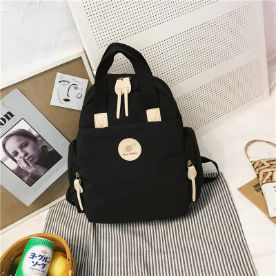 

Bag girl Korean version of high school ins wind waterproof dual-use students campus shoulder bag simple set a small fresh backpack