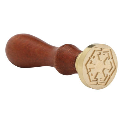 

Antique Planet Wood Handle Metal Sealing Wax Stamp for Wedding Craft Decor