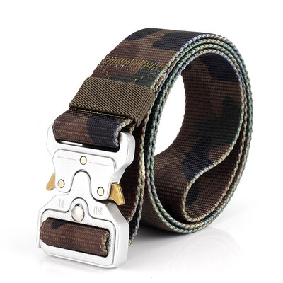 

New Unisex belt Quick release Alloy Insert buckle Men belt outdoor sport high quality Nylon Men&Women casual belt