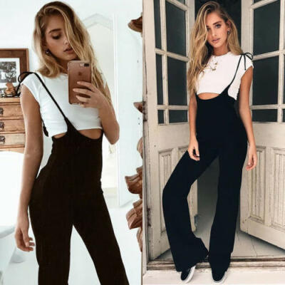 

New Women Ladies Clubwear Playsuit Bodycon Party Jumpsuit&Romper Trousers UK