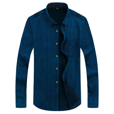 

Tailored Fashion Mens Casual Print Pliad Slim Long Sleeve Shirt Blouse Tops