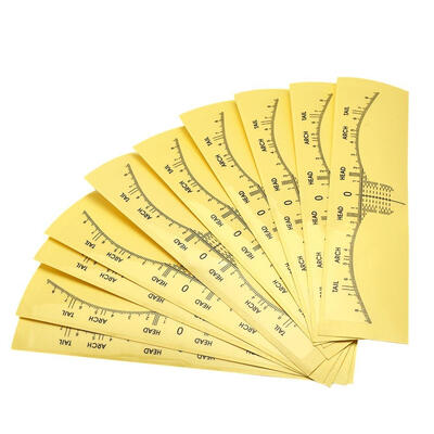 

10pcsSet Disposable Accurate Tattoo Eyebrow Ruler Stickers Cosmetic Tool