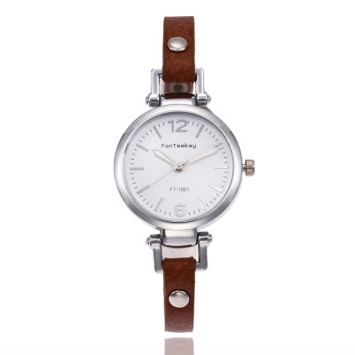 

New hot fashion womens thin belt watch simple