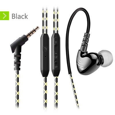

W1B In-ear Music Earphones 35mm Wired Stereo Headset Smart Phone Earphone Hands-free With Microphone Volume Control