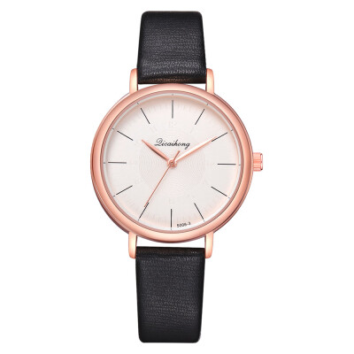 

Wish new direct sales quality belt business quartz watch casual temperament ladies watch wholesale