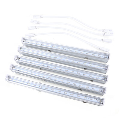 

T5 5pcs 25W 1125 inch Strip Tube Plant LED Grow Light for Aquarium Greenhouse Hydroponics Indoor Vegetable Flower Seeding