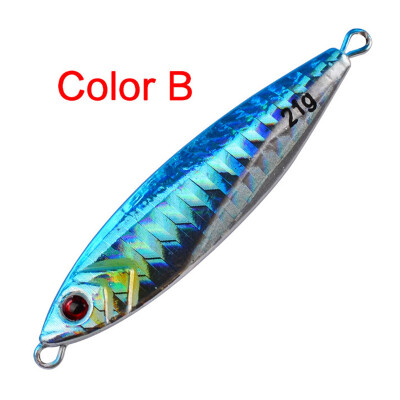 

Outdoor Metal Colorful Fishing Lure Artificial Bionic Hard Fish Bait Hook Tools