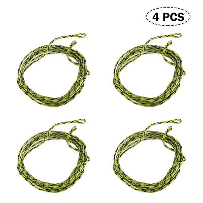 

1pcs 4pcs Lead Core Fishing Line 45lb Looped Carp Fishing Leader With Sleeve Ring Swivel Fishing Tackles