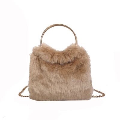 

Tailored 2019 Autumn And Winter New Fashion Plush Chain Handbag Shoulder Bag