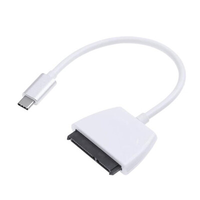 

USB 31 Type C to Sata Cable USB-C 22Pin HDD SSD Adapter Cord Replacement for 25" Hard Drive Disk Converter