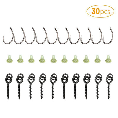 50pcs Carp Fishing Tackle Fishing Accessories Hook Quick Change Ring Swivels Anti Tangle Sleeves Nuts Blocks
50pcs Carp Fishing Tackle Fishing Accessories Hook Quick Change Ring Swivels Anti Tangle Sleeves Nuts Blocks