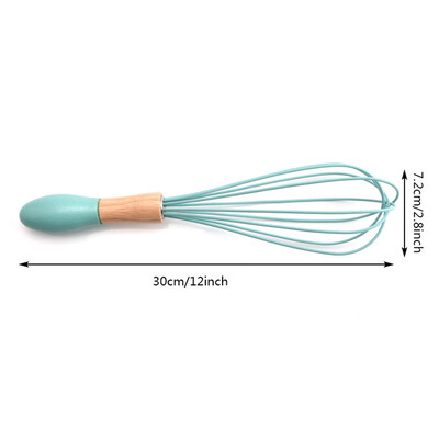 

Toponeto Kitchen Practical Handle Whisk Stainless Steel Mixer Balloon Egg Beater Tools