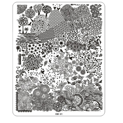 

Gobestart DIY Nail Art Image Stamp Stamping Plates Manicure Template