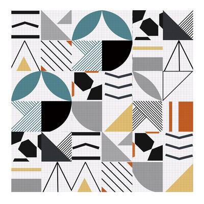 

Waterproof Geometric Decals Desk Self-adhesive Stickers Decor Ornaments