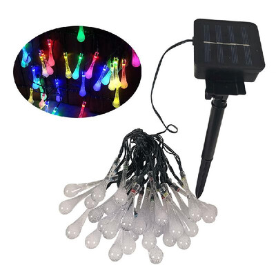 

LEDs String Lights Solar Powered Energy Sensitive Light Control Outdoor Landscape 8 Modes Rope Fairy String Lamp IP66 Water Resis