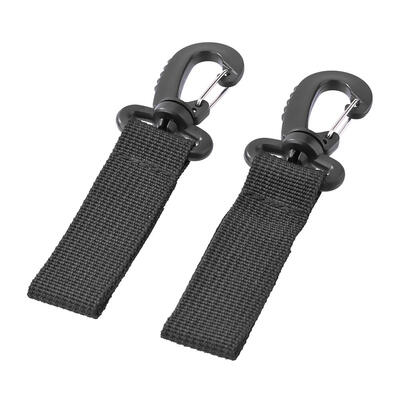 

2pcsSet Stroller Hooks Mummy Bag Hanger Hook Shopping Bag Clip Accessories