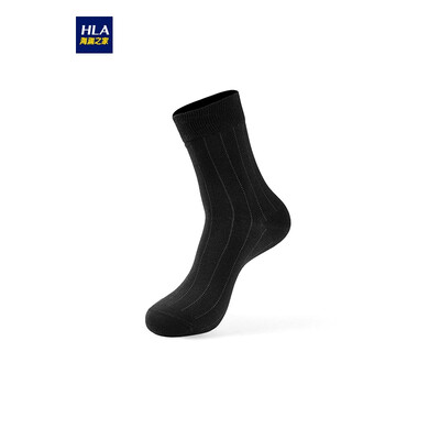 

HLA Haitang House Socks Male 2018 Autumn New Fashion Three Pairs Jacquard Soft HZACJ3E044A Navy Blue Stripe Dark Gray Stripe Black Stripe 44 26-28CM