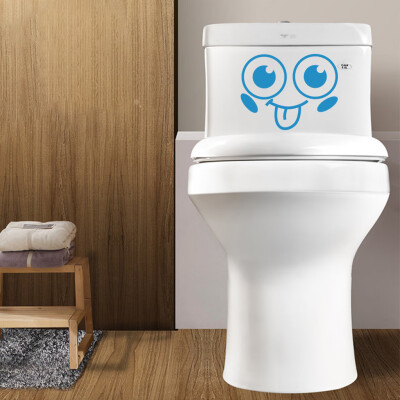 

〖Follure〗Lovely Smiling Face Free Decoration Fashion Bedroom Home Toilet Toilet Stickers