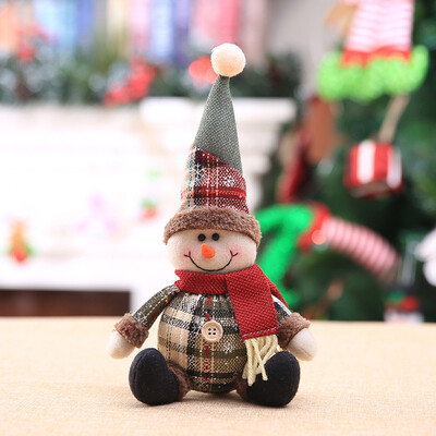 

〖Follure〗Christmas Ornaments Gift Santa Claus Snowman Tree Toy Doll Hang Decorations