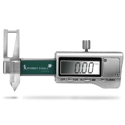 

High Accuracy LCD Digital Display Minitype Caliper Diamond Jewelry Thickness Gauge with Range of 25mm&Accuracy of 001mm