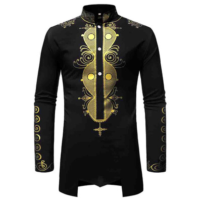 

Tailored Fashion Mens Slim Fit Printed Muscle Tee T-shirt Casual Medium length shirt