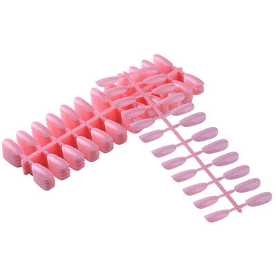 

240pcs False Nail Tips Polish Gel DIY Nails Practice Display Shelf Nail Art
