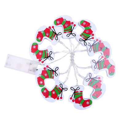 

Christmas Santa Claus String Lights With 10 Led Lamps For Indoor And Outdoor Decorations