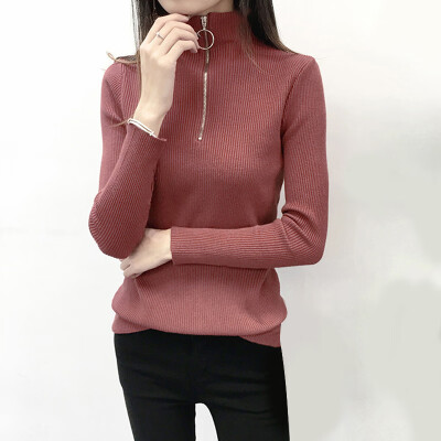 

Womens Winter Warm Knitwear Jumper Turtleneck Pullover Slim Fit Sweater Tops