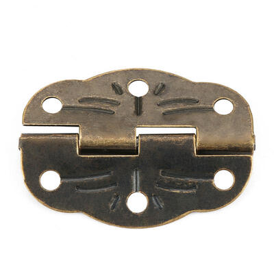 

Greensen 10pcs Bronze 6Holes Furniture Antique Hinge Cabinet Door Jewelry Box Embossing Connect Tool