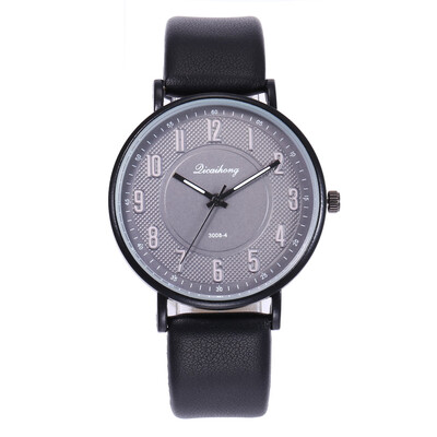 

Micro-commercial source new fashion couple belt watch men