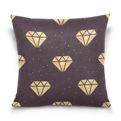 

ALAZA Throw Pillow Cover 16 X 16 inch Cushion Cover with Diamonds Printed Pillowcase