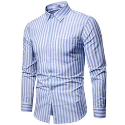 

Luxury Men Casual Dress Shirt Slim Fit T-Shirt Long Sleeve Button Down Shirts