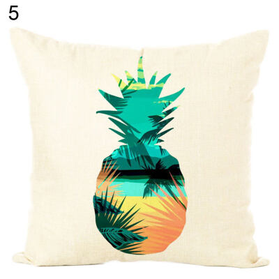 

Abstract Leaves Plants Printed Throw Pillow Case Cushion Cover Sofa Bed Decor