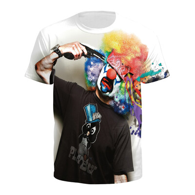 

Fashion 3D Printing Short-Sleeved T-shirt