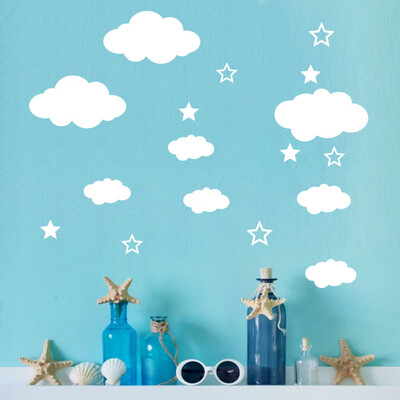 

Toponeto DIY Clouds Wall Decals Childrens Room Home Decoration Art