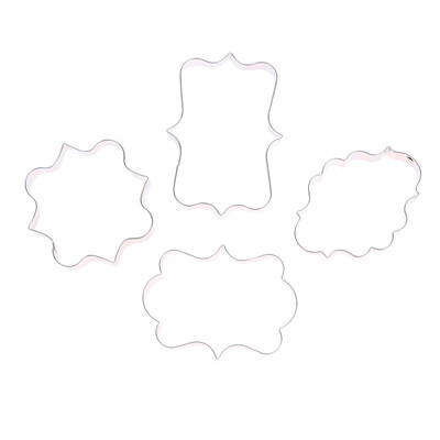 

4pcs Kitchen Baking Mold Stainless Steel Round Circle Cookie Cake Mould